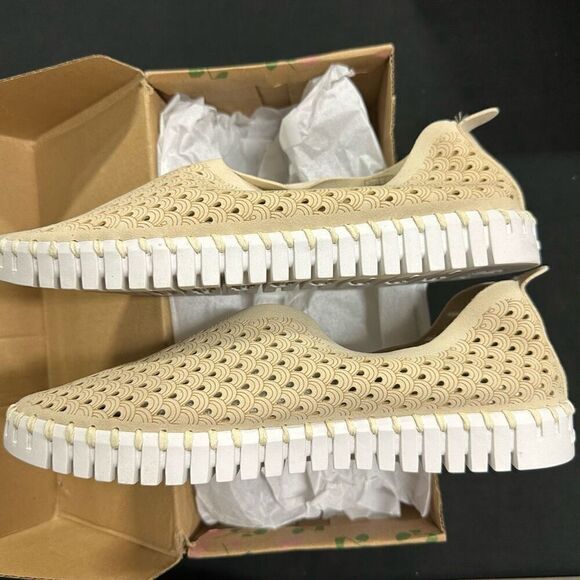 New Ilse Jacobsen Tulip Kit Laser Cut Leather Flats 40 - Picture 4 of 6